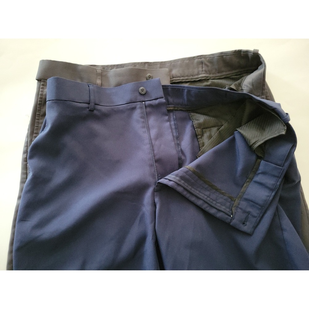 Lot of 2 Grand Slam Golf Chino Shorts Mens Size 36 Blue Gray Flat Front Casual - Picture 7 of 9